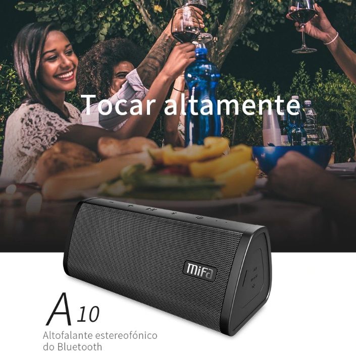 Coluna Portátil Bluetooth Speaker Musica MP3