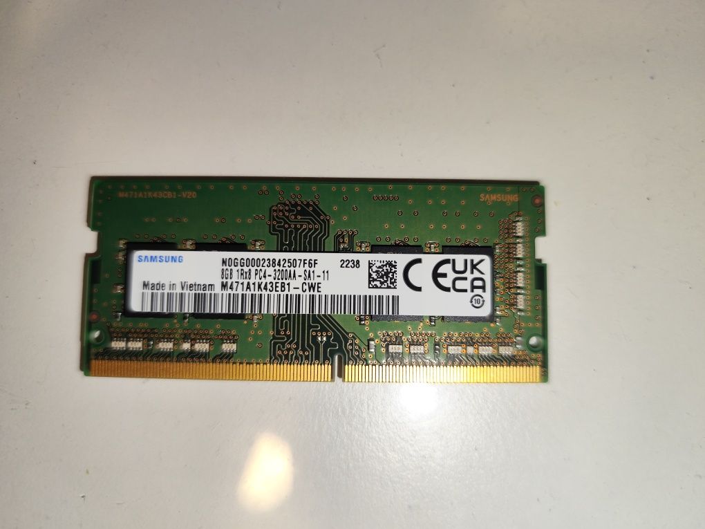 Ram DDR4 3200 2x8gb do laptopa