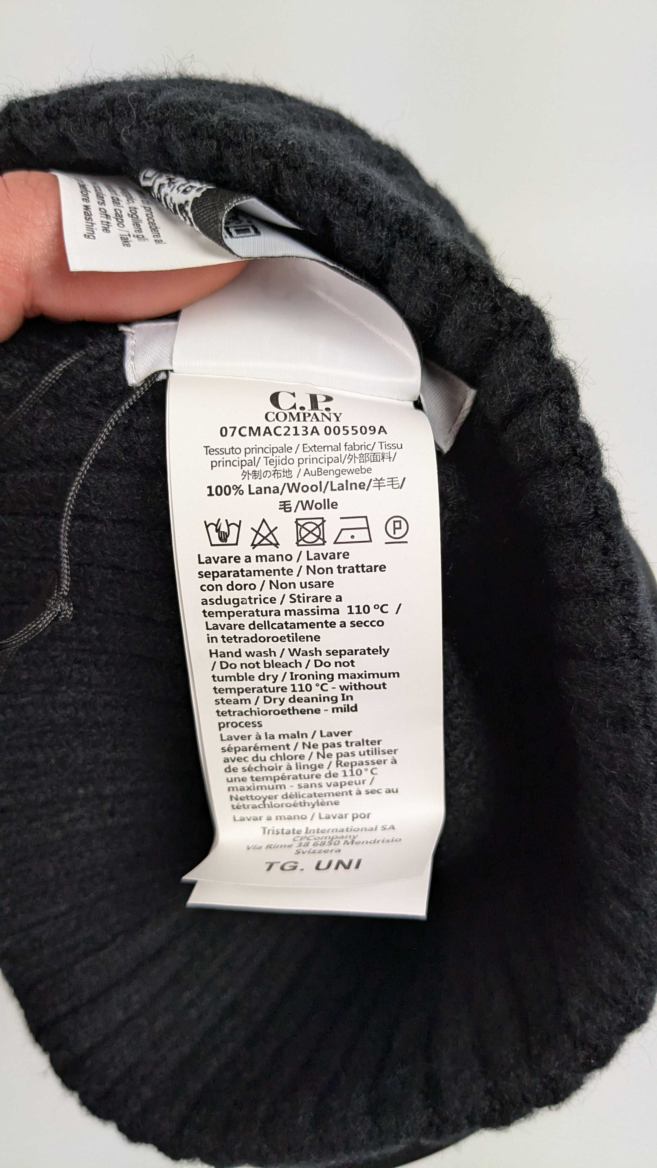 Шапка С.P Company, шапка CP Company, шапка СП компані з однією лінзою