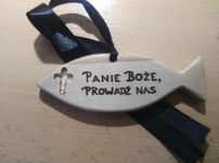 Religijna zawieszka na lusterko