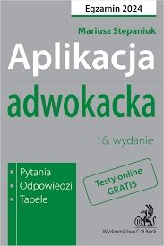 Aplikacja adwokacka książka Mariusz Stepaniuk