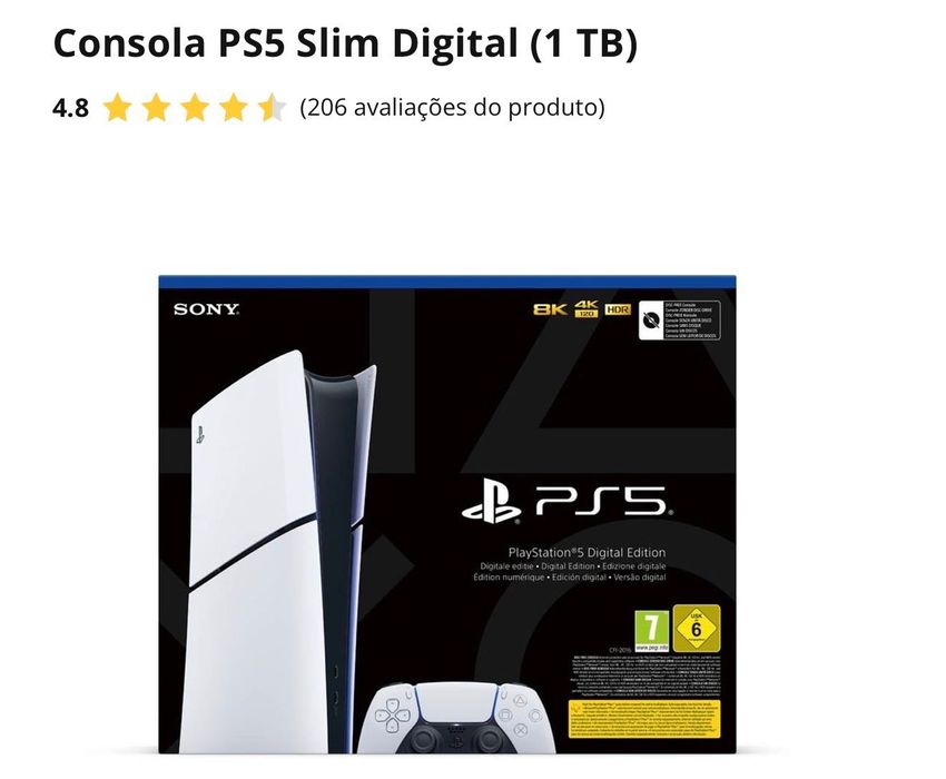 PlayStation 5 slim digital (1tb)