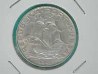 604 - República: 5$00 escudos 1948 prata, por 8,00