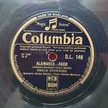 Amália Rodrigues "Alamares / Quando a Noite Vem" 10" 78 RPM Single