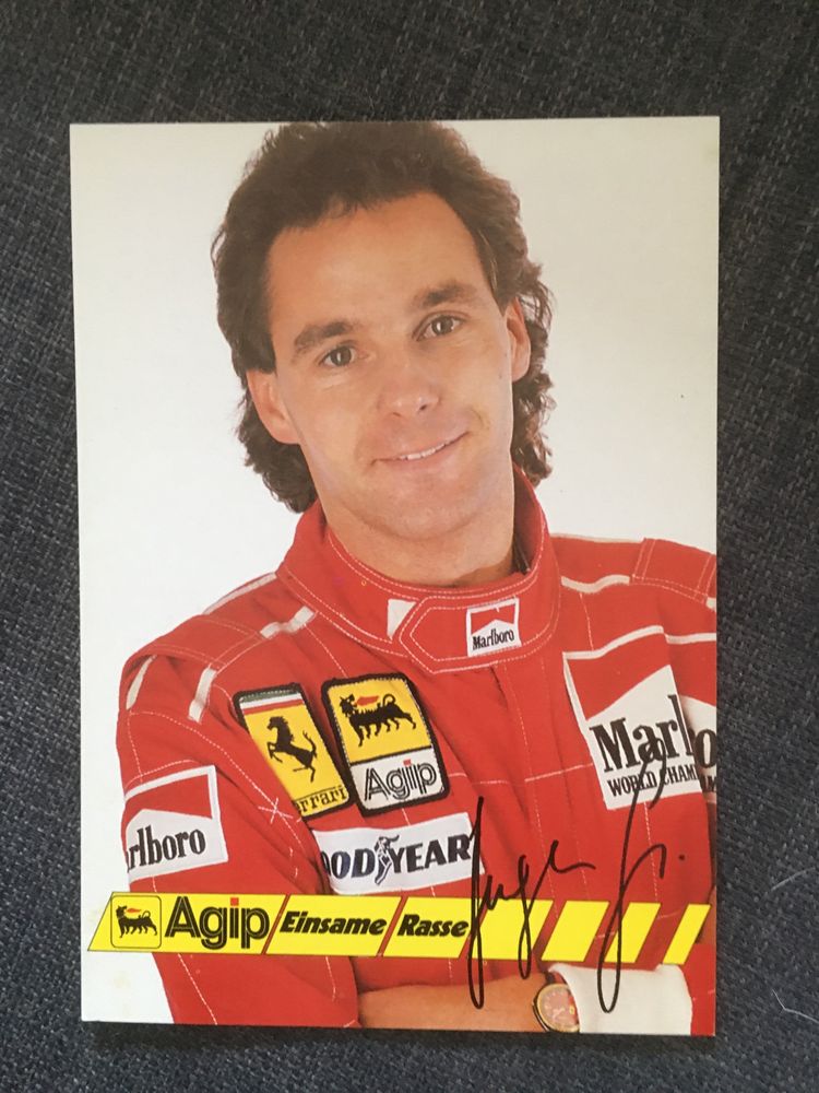 Gerhard Berger-Ferrari F1 , postal