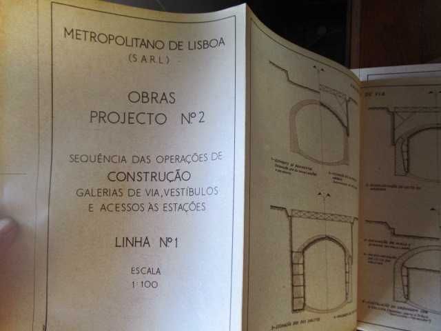 Metro Metropolitano plantas antigas construção 1951 !