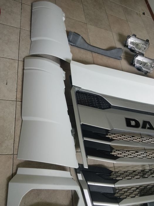 DAF XG, XF maska, zderzak,radar,lusterka, lampy etc