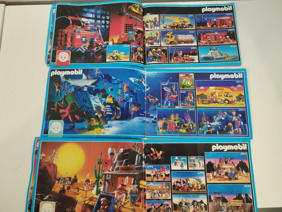 Mini catálogos Playmobil anos 90-2000