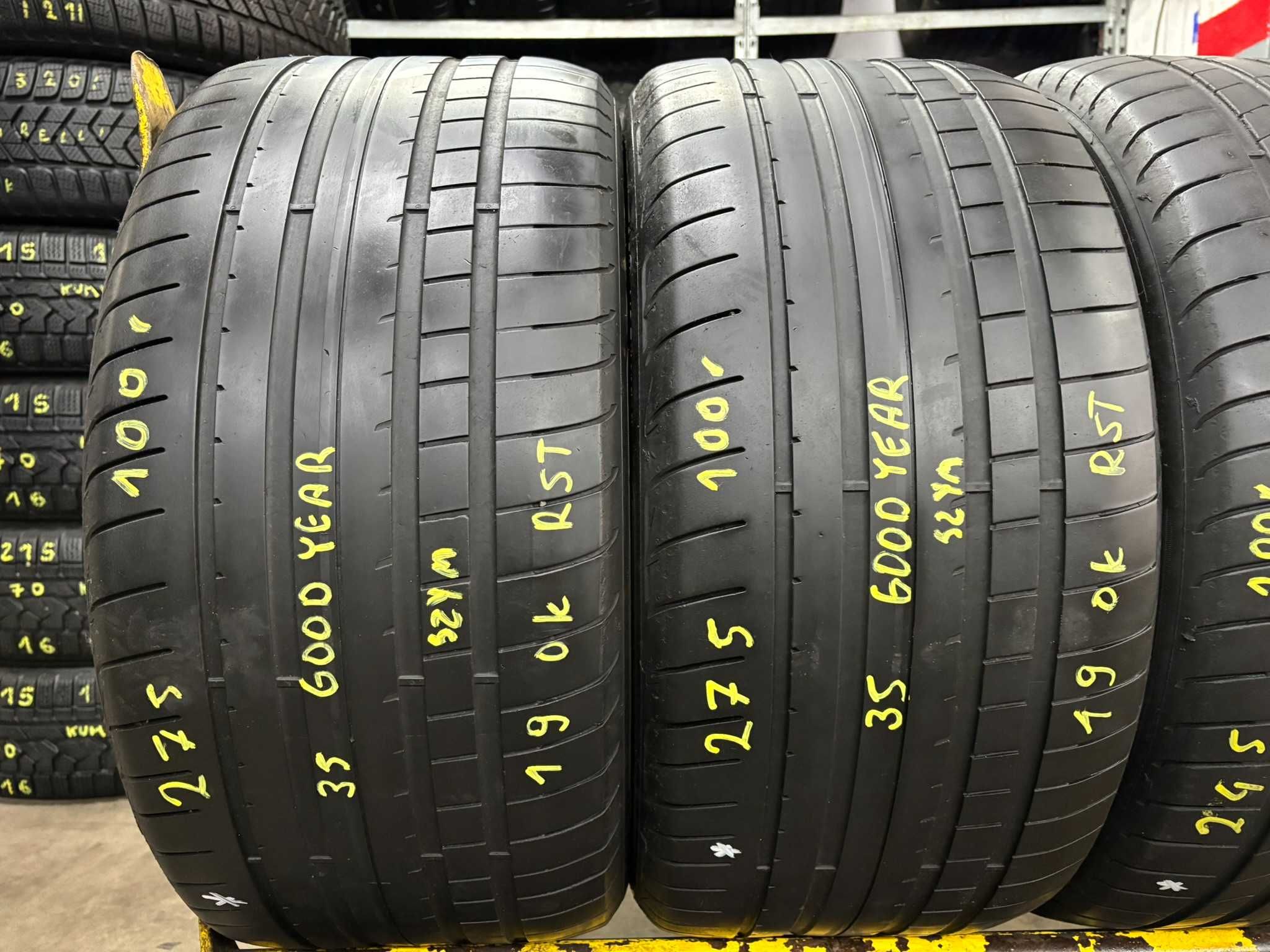 4X Opony 245/40R19 275/35R19 Goodyear Eagle F1 Asymmetric 3 RSC * MOE