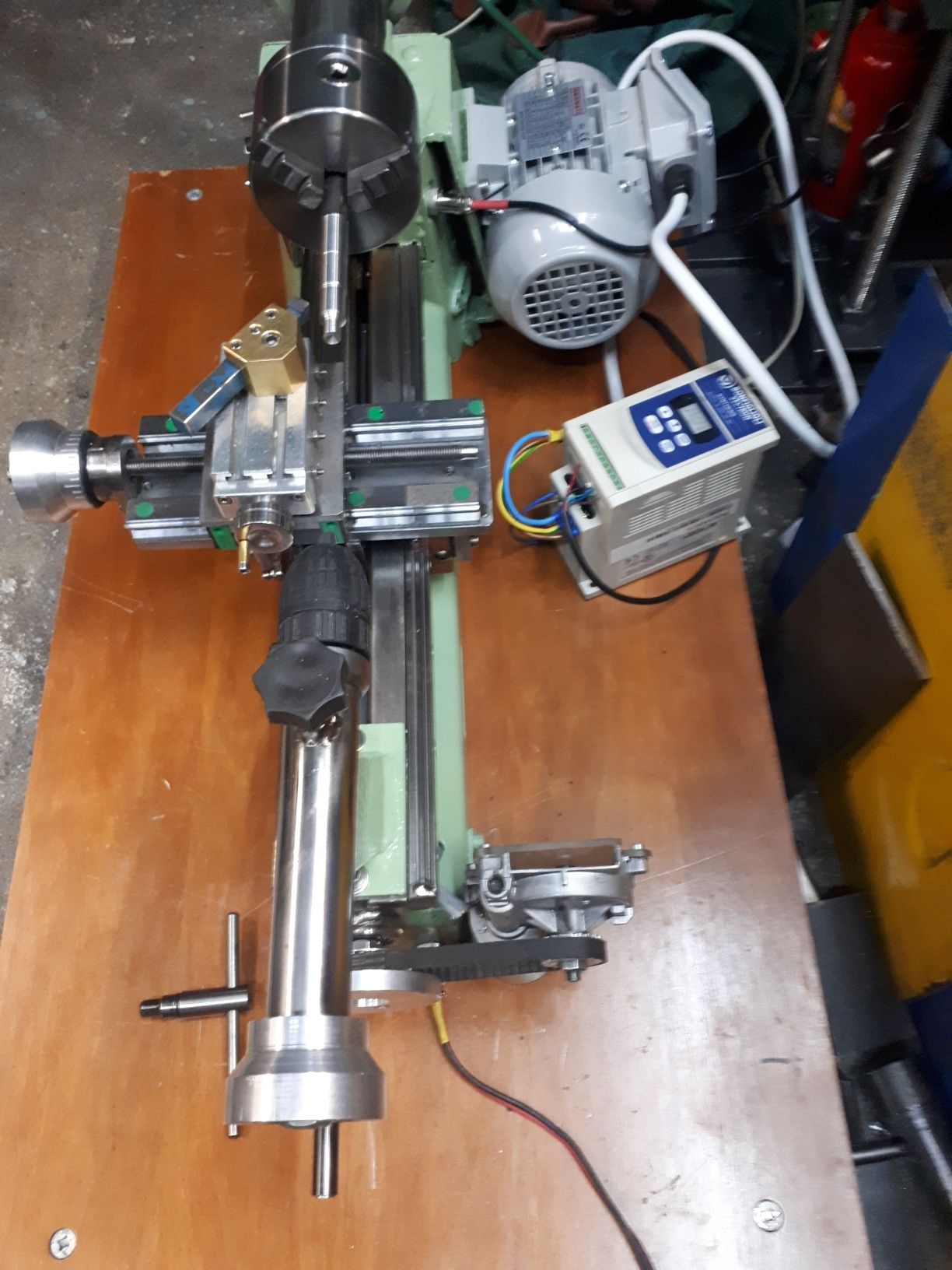 Mini torno mecanico