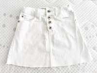 Spódniczka biały Jeansy 7-8 lat -128 cm  Denim Co