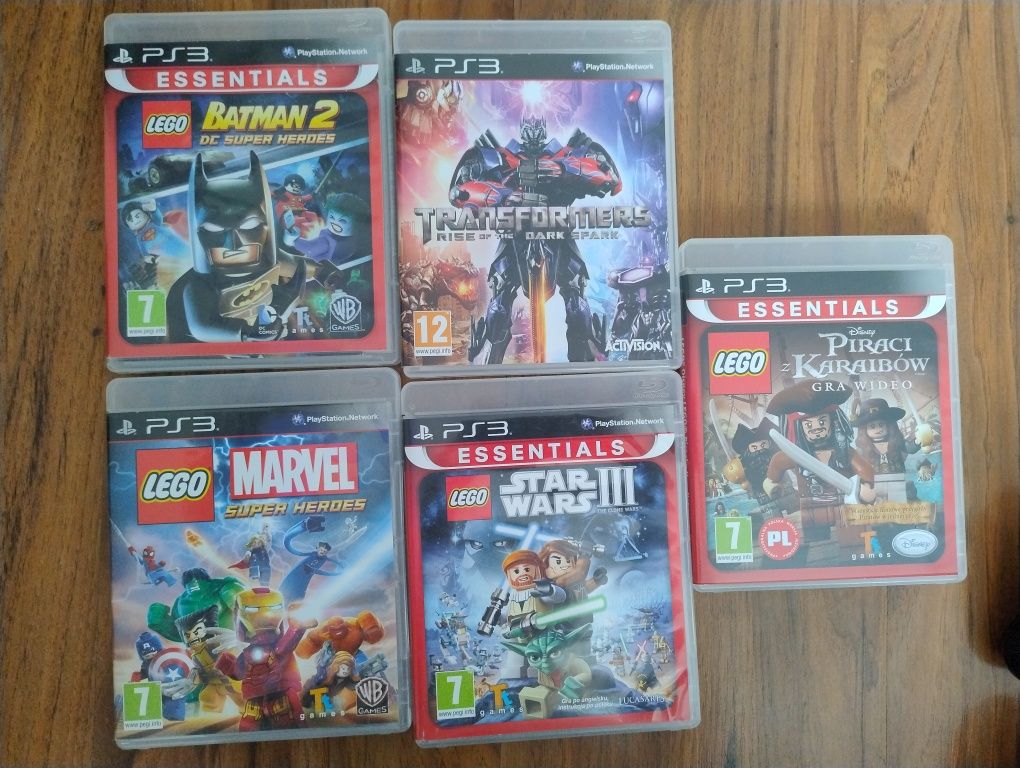 Gry Ps 3, LEGO + Transformers