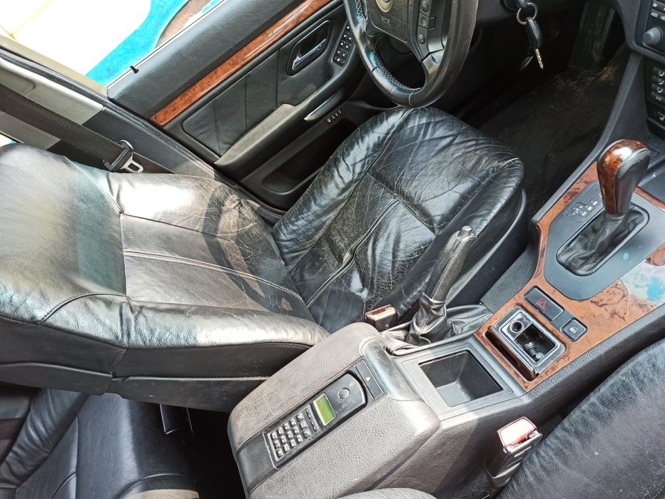 BMW e39 touring komplet fotel fotele kanapa boczki skóra elektryka