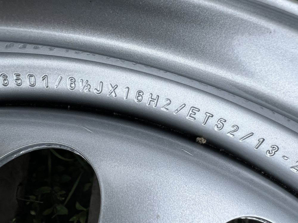 4xfelga stalowa 16” MERCEDES (5x112 ET52) - nowe