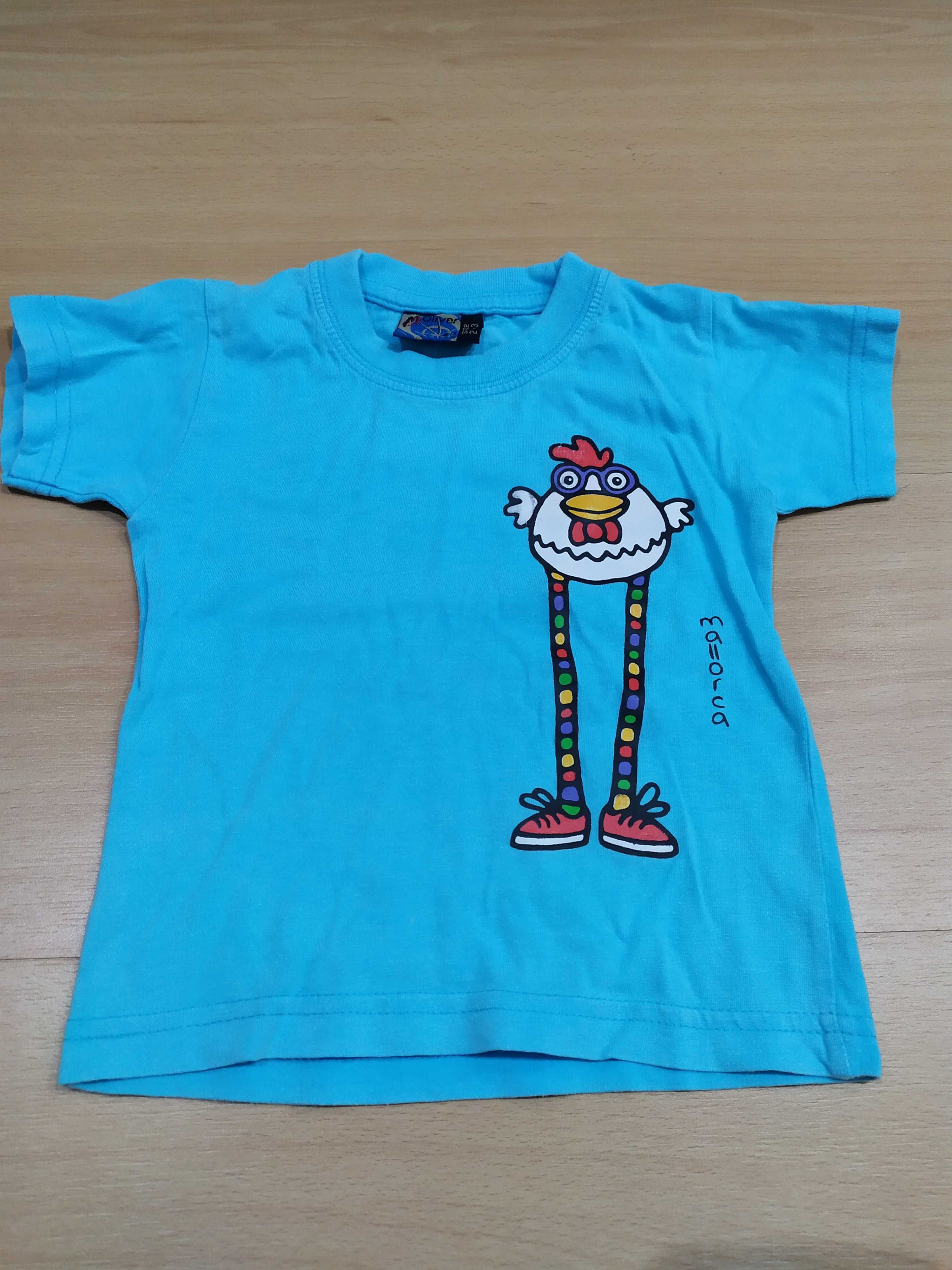 Conjunto de 7 t-shirts para criança - 2/3 anos