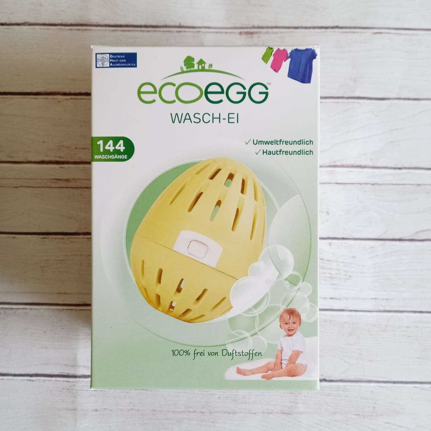 EcoEgg pojemnik na kulki do prania wraz z detergentem, 144 prania