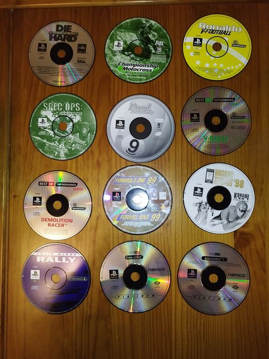 Lote de jogos PlayStation 1