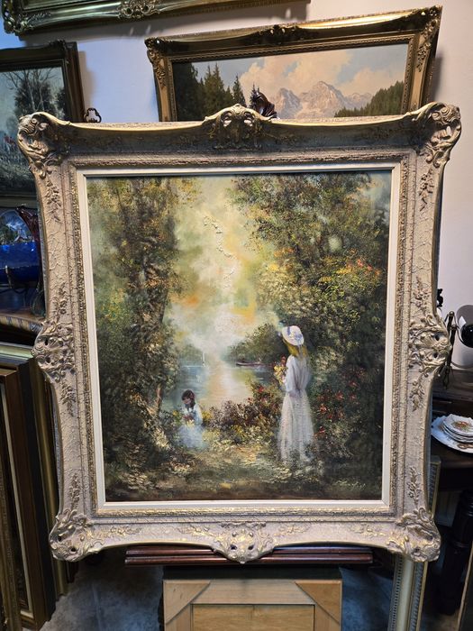 Oryginalny obraz olejny na płótnie Rahnavardkar Madjid (*1943)