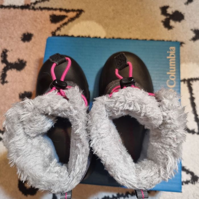 Buty zimowe śniegowce Columbia Kids Rope Tow III Waterproof r. 28