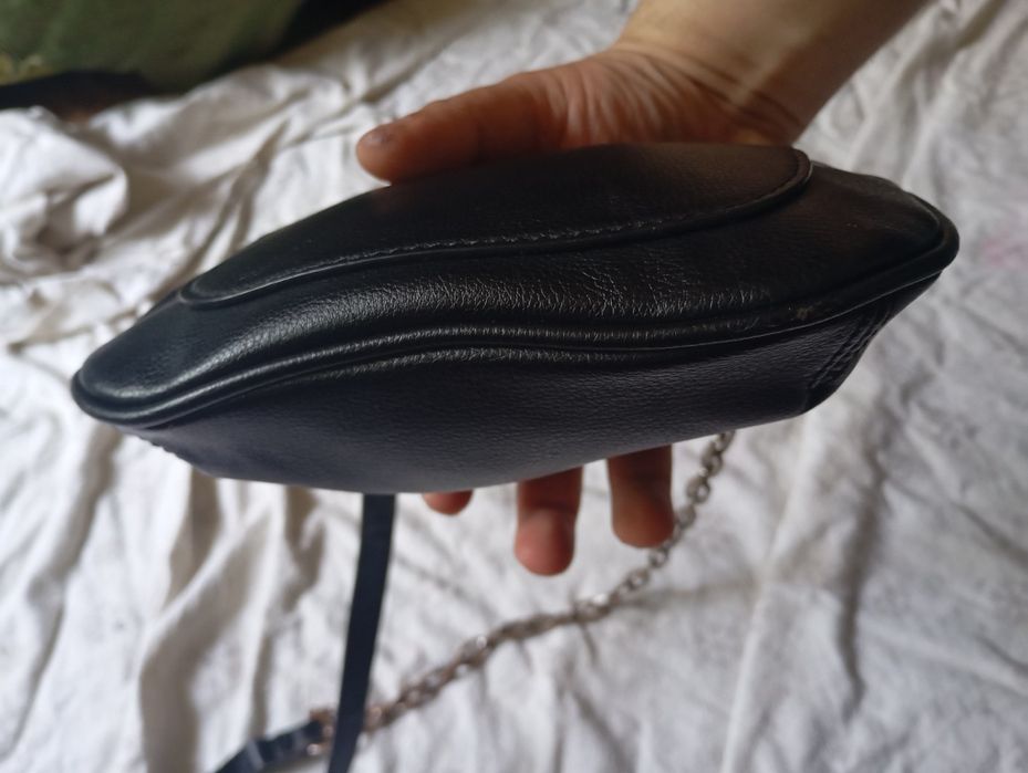 Сумка женская кожаная Zara бананка кроссбоди оригинал 18*14см