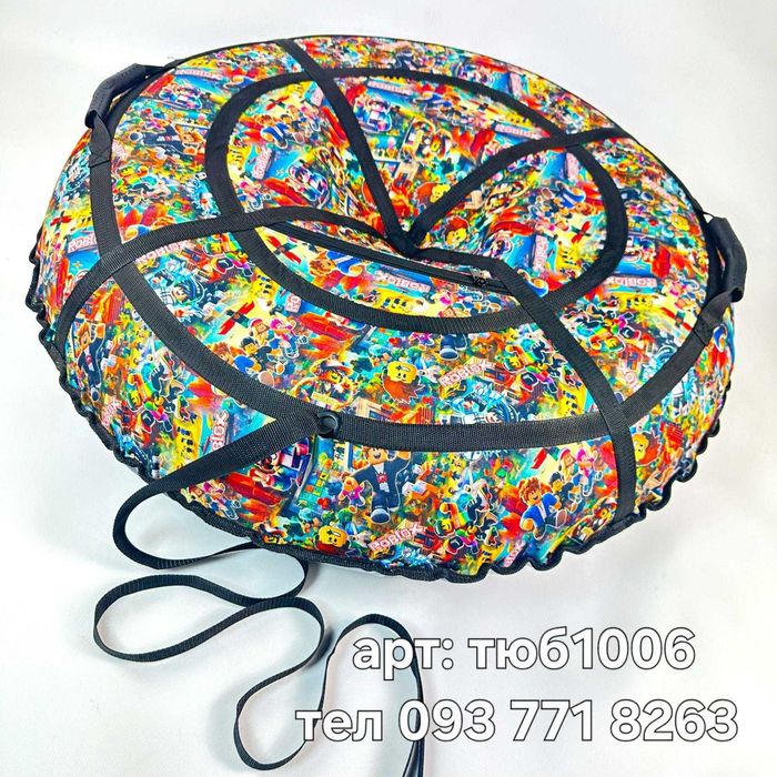 Надувна ватрушка - тюбинг, пончик, санки, плюшка