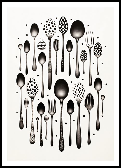 Plakat 68x98cm Narzędzia Smaku