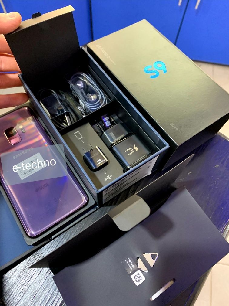 Samsung Galaxy S9 G9600, S9 G960FD Duos 64Gb Black,Blue,Gold,Red Новые