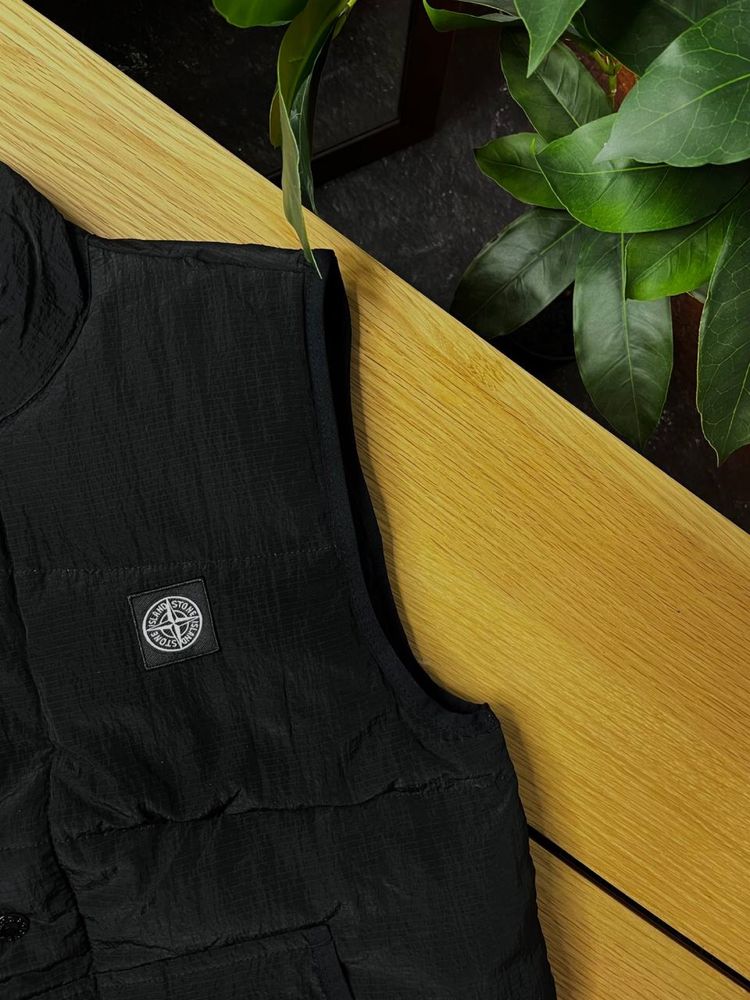 Жилет  Stone  Island Nylon Meral  Black