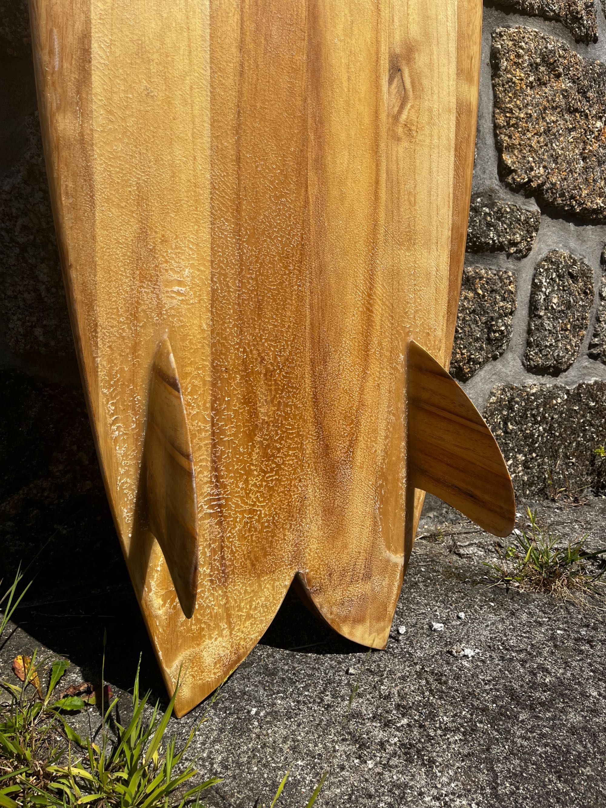 Prancha de Surf Retro Fish 5’7 (oca, de madeira Paulownia)