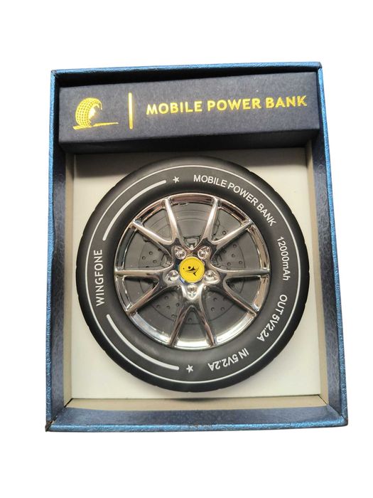 Power Bank w kształcie opony 12000mAh