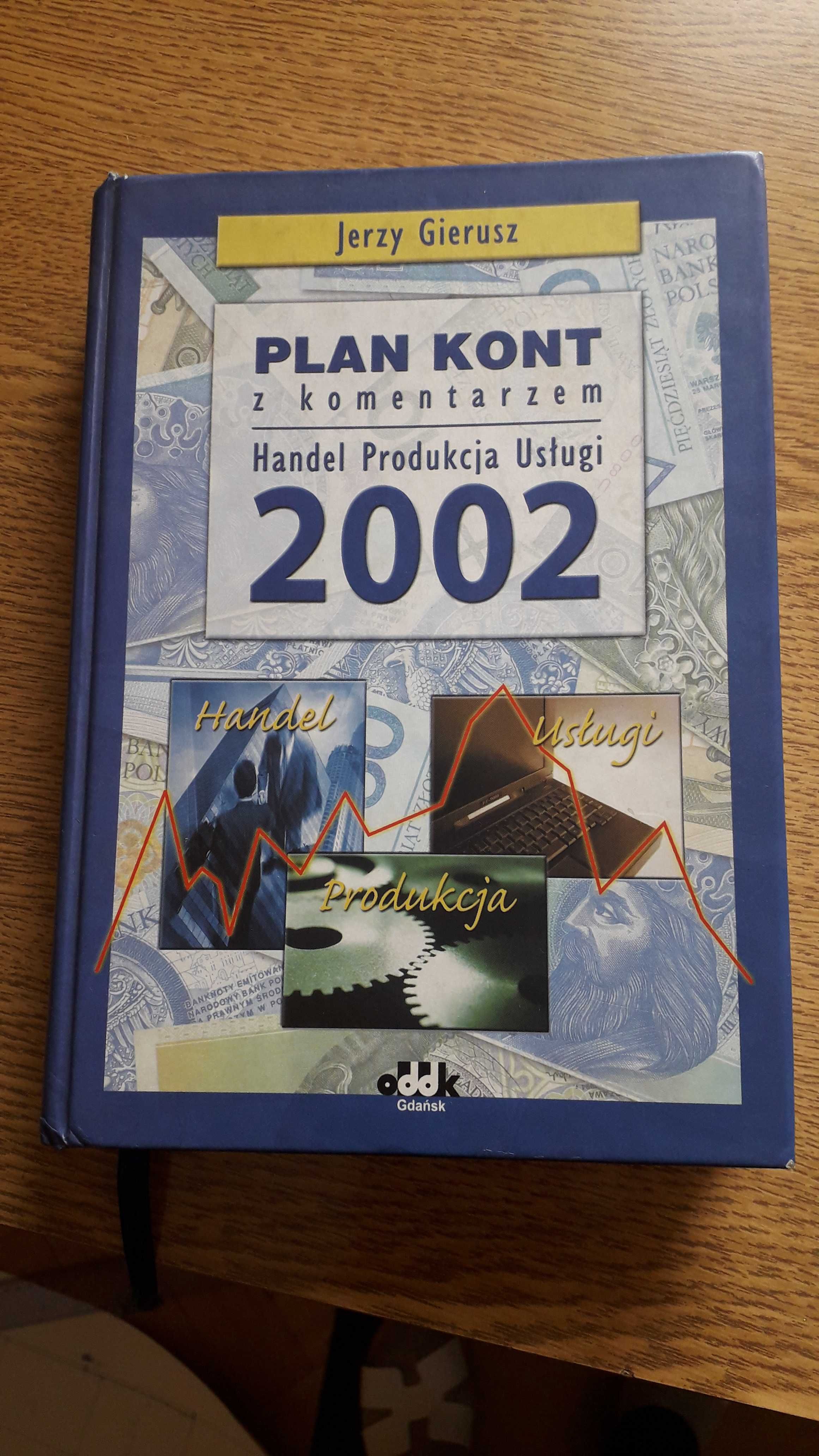 Plan kont z komentarzem Handel Produkcja Usługi 2002 Jerzy Gierusz