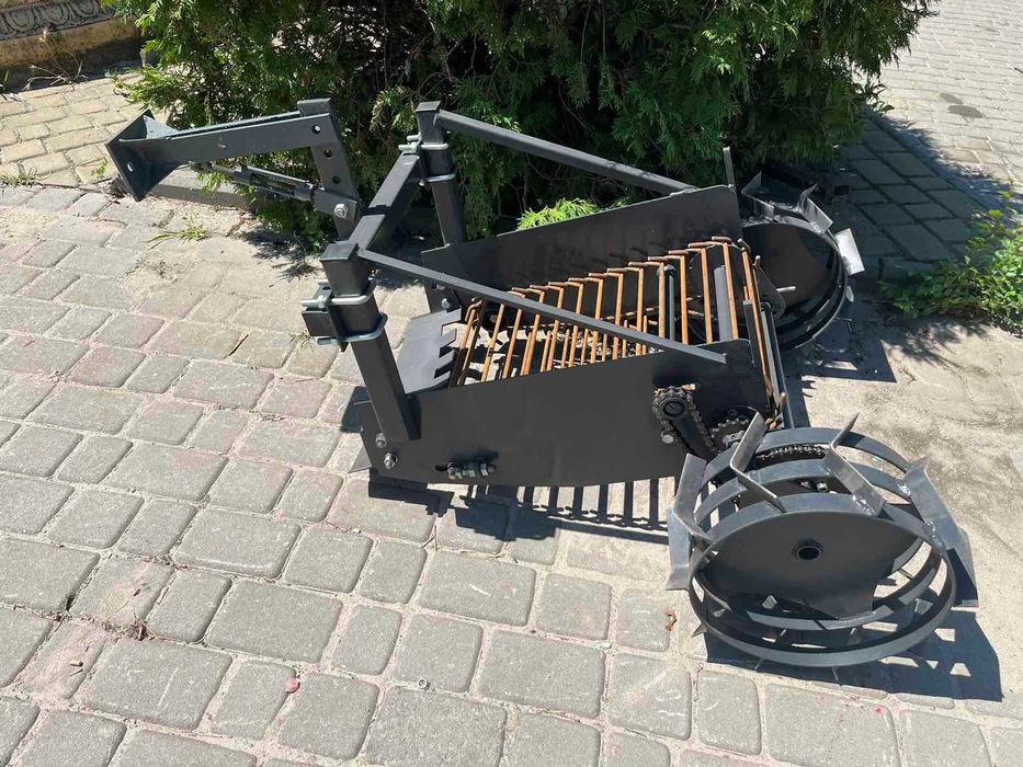 Картоплекопач копалка транспортерний для мотоблока. Покращений.