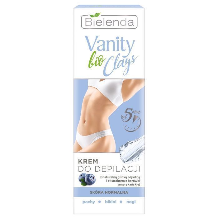 Krem Do Depilacji Bielenda Vanity Bio Clays z Niebieską Glinką