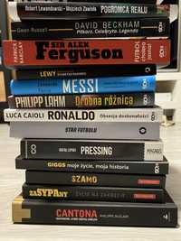 Kolekcja książek o tematyce piłkarskiej