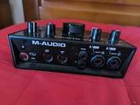 Audio Interface M-Audio 192/6 + Microfone Sennheiser e609