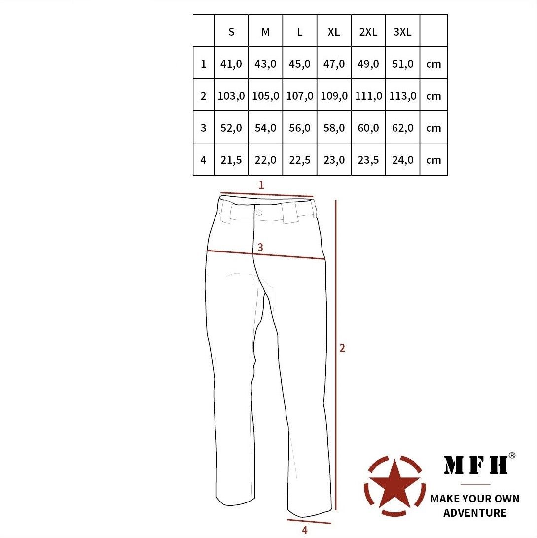 spodnie tactical hose "attack" rip stop khaki m