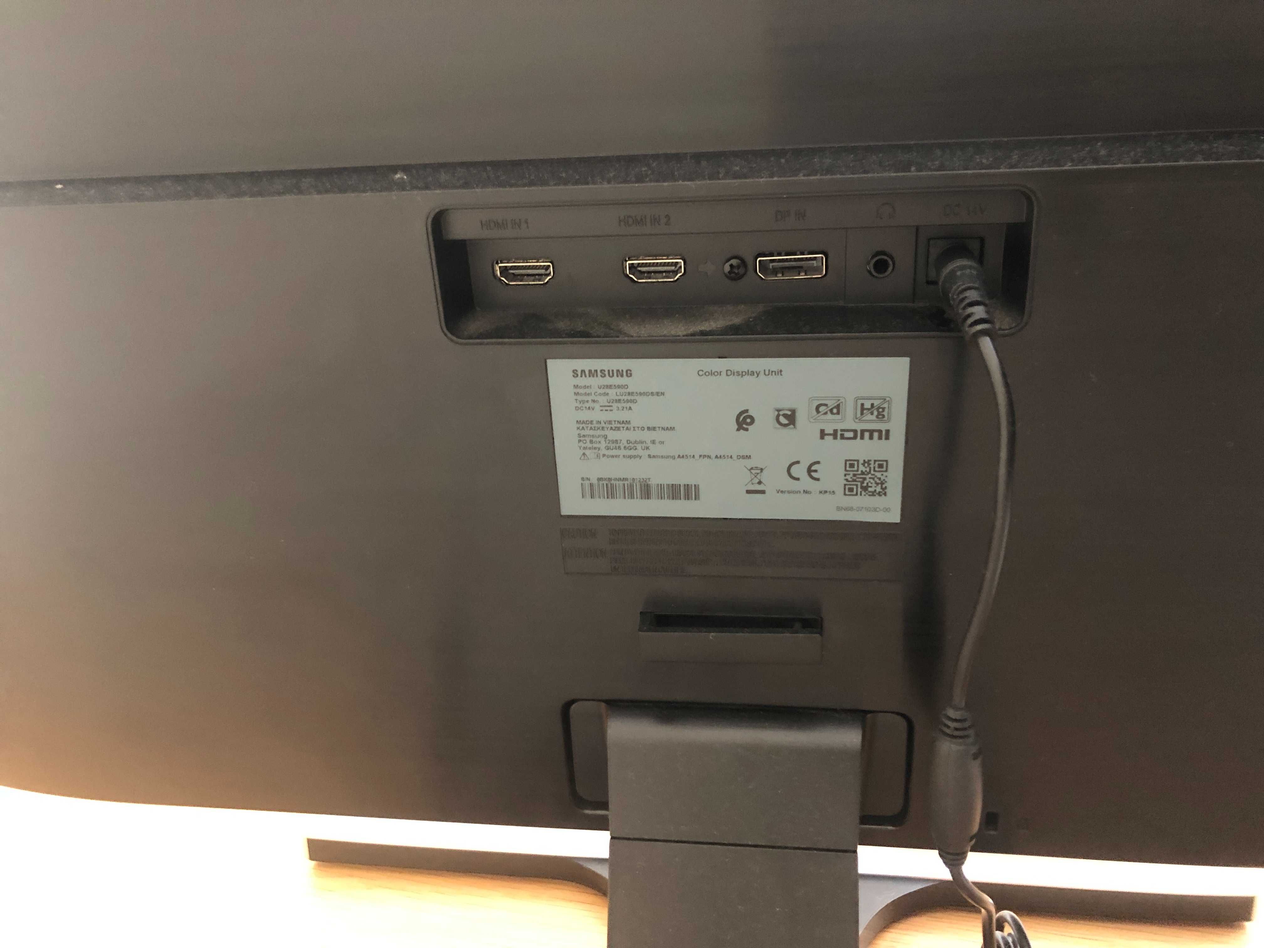 Samsung Monitor LED UHD 4K U28E590D (28'')