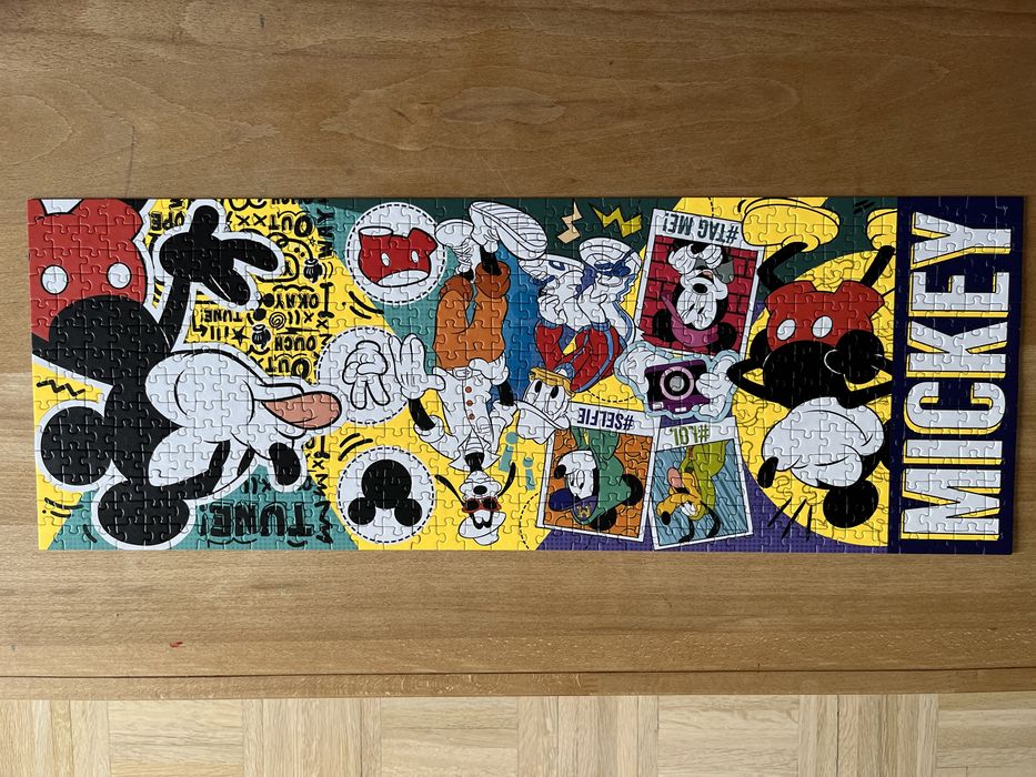Puzzle panorama 500szt. Mickey