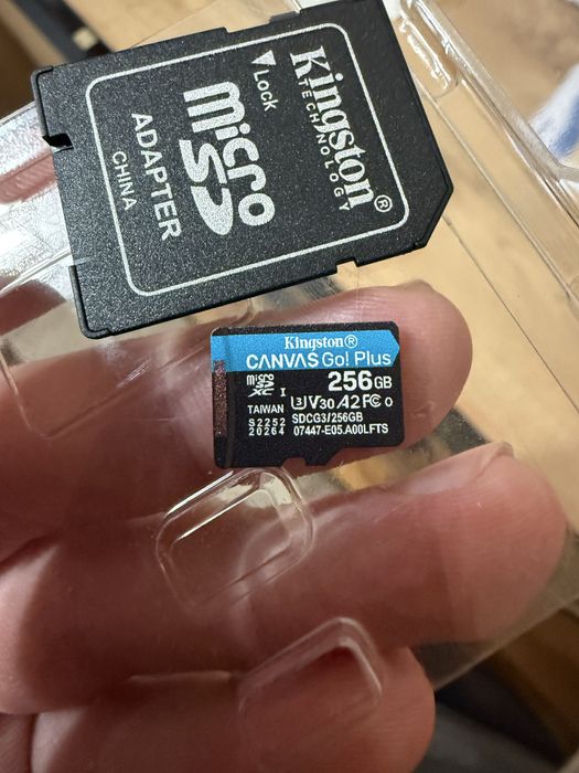 Карта памʼяті Kingston Canvas GO Plus 256gb