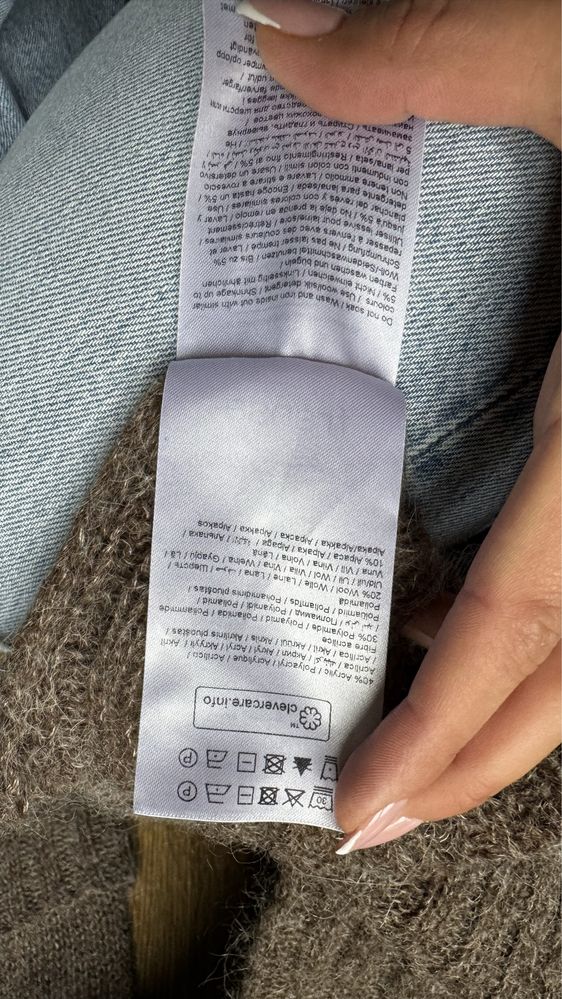 Massimo dutti, fransa, zara sweter M