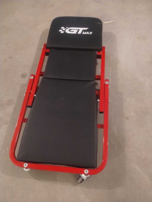 Leżanka warsztatowa 2w1 / taboret na kółkach - GT MAX