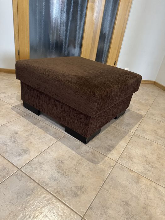 Puf skrzynia tapicerowana przechowywanie siedzenie