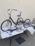 bicicleta 3 rodas Nova- Triciclo com marchas e cesta .triciclo