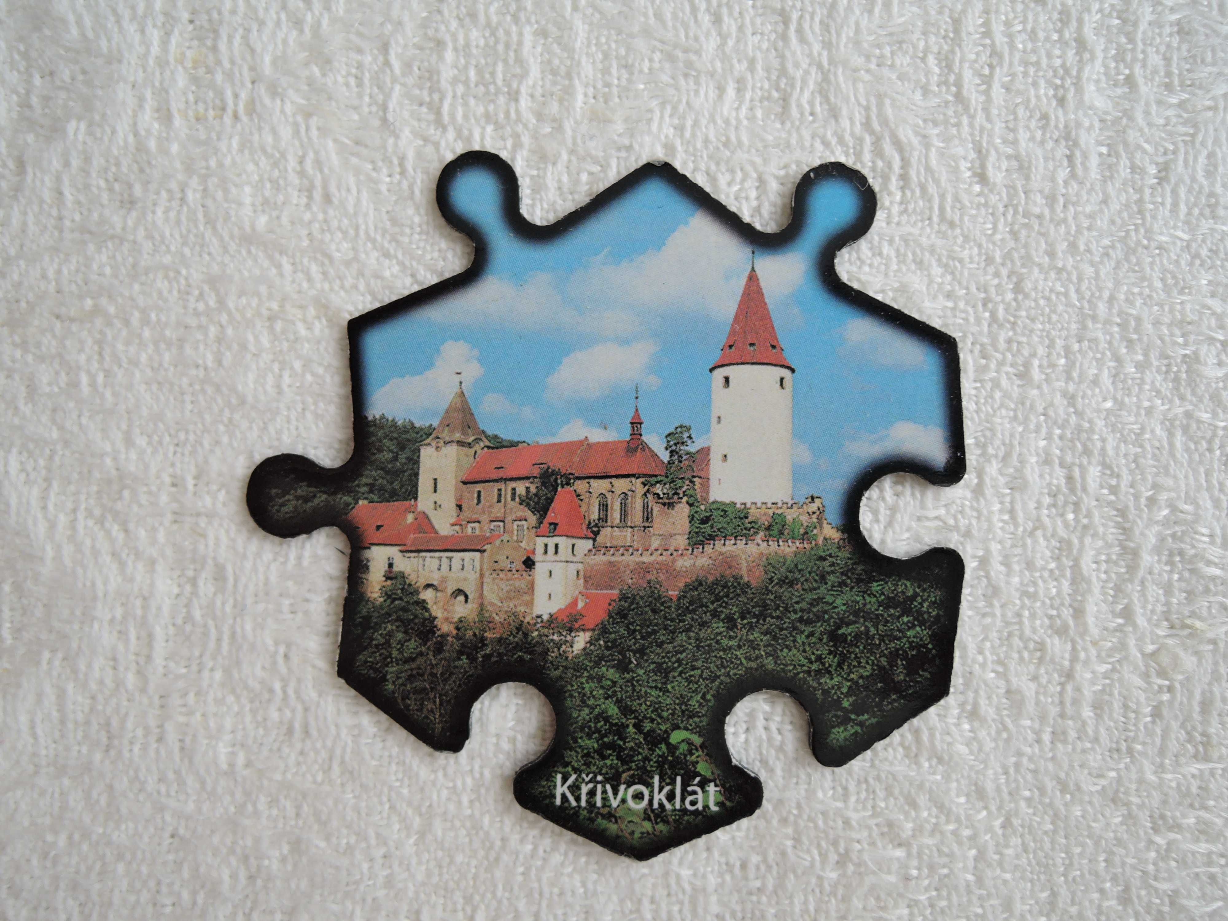 magnes na lodówkę - zamek Krivoklat - Czechy