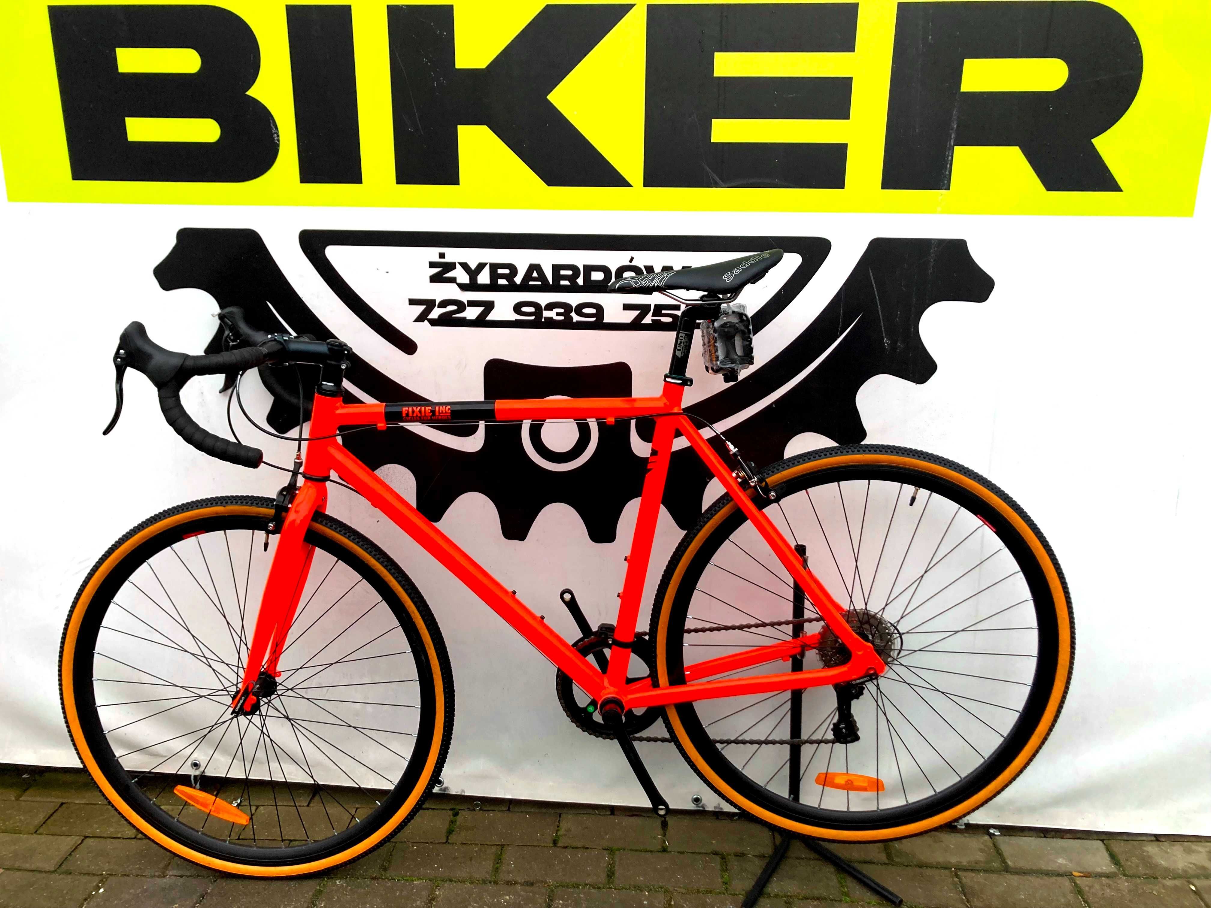 WYPRZEDAŻ Powystawowy *FIXIE FLOATER RACE 8S* 28" Gravel Shimano SORA