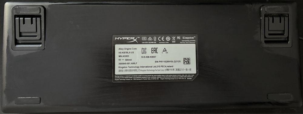 hyperx alloy Fps pro cherry MX red