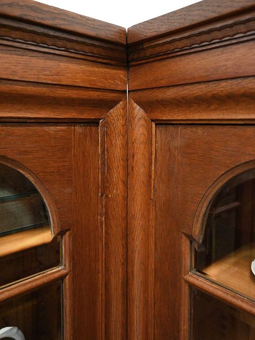 stylowa witryna biblioteka narożna 032603