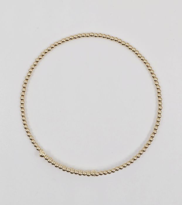 Złota bransoletka sztywna próba 585 14k