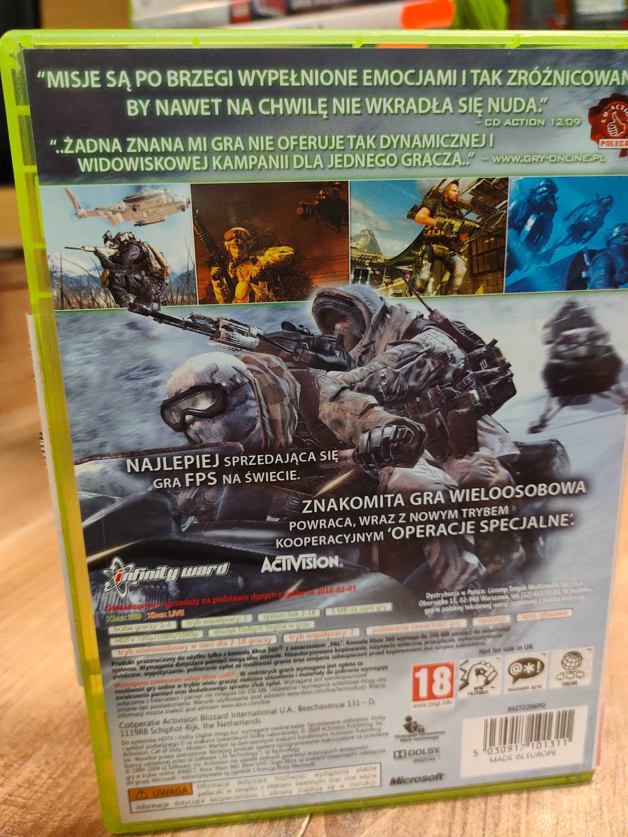 Call of Duty: Modern Warfare 2 (2009) XBOX 360, Sklep Wysyłka Wymiana