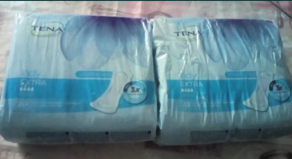 Penso para incontinência, proteção tripla, 2 embalagens de 20 unidades